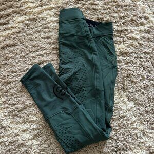 Equestrian Stockholm Riding Breeches Dressage Elite - Sycamore Green - Size 38